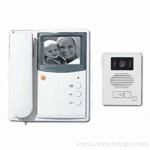 B/W Video Door Phone with CMOS Plastic Housing camera